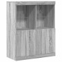 Aparador madera de ingeniería gris sonoma 81x37x100 cm von , Schließfächer und Lagerschränke - Ref: Foro24-3318622, Preis: 11...
