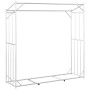 Leñero con protector de lluvia 200x60x200 cm acero galvanizado von , Brennholztaschen und -halter - Ref: Foro24-4104957, Prei...