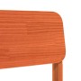 Silla de jardín madera maciza de pino marrón cera 60x52,5x72 cm de , Sillas de jardín - Ref: Foro24-859319, Precio: 67,54 €, ...