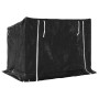 Leñero cubierta lluvia 150,5x100,5x110,5 cm acero galvanizado von , Brennholztaschen und -halter - Ref: Foro24-4104943, Preis...