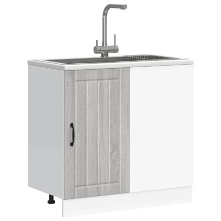 Panel para lavavajillas Lucca madera contrachapada sonoma gris de , Armarios de cocina - Ref: Foro24-854314, Precio: 98,63 €,...