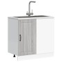 Panel para lavavajillas Lucca madera contrachapada sonoma gris de , Armarios de cocina - Ref: Foro24-854314, Precio: 98,63 €,...