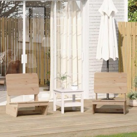 Sillas de jardín 2 uds madera maciza pino 60x64x70,5 cm de , Sillas de jardín - Ref: Foro24-859312, Precio: 120,60 €, Descuen...