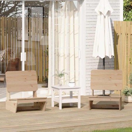 Sillas de jardín 2 uds madera maciza pino 60x64x70,5 cm von , Gartenstühle - Ref: Foro24-859312, Preis: 120,60 €, Rabatt: %