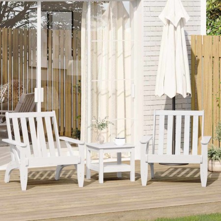 Sillas de jardín adirondack 2 uds blanco 75x77x77 cm by , Garden chairs - Ref: Foro24-859333, Price: 149,10 €, Discount: %