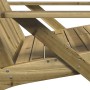 Silla adirondack de jardín madera de pino impregnada 75x77x77cm by , Garden chairs - Ref: Foro24-859331, Price: 86,60 €, Disc...