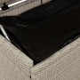 Baúl jardín con ruedas gris claro 160x55x75 cm ratán sintético by , Outdoor storage boxes - Ref: Foro24-4103835, Price: 150,1...