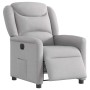Sillón reclinable eléctrico de tela gris nube by , Armchairs - Ref: Foro24-3303183, Price: 249,50 €, Discount: %