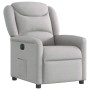 Sillón reclinable eléctrico de tela gris nube by , Armchairs - Ref: Foro24-3303183, Price: 249,50 €, Discount: %