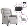 Sillón reclinable eléctrico de tela gris nube by , Armchairs - Ref: Foro24-3303183, Price: 249,50 €, Discount: %