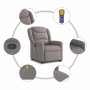 Sillón reclinable de masaje elevable tela gris taupé von , Sessel - Ref: Foro24-3303211, Preis: 279,66 €, Rabatt: %