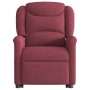 Sillón reclinable de masaje elevable tela rojo tinto von , Sessel - Ref: Foro24-3303207, Preis: 272,66 €, Rabatt: %