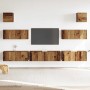 Conjunto de mueble de TV 7 piezas montado la pared madera vieja von , TV-Möbel - Ref: Foro24-3329211, Preis: 236,63 €, Rabatt: %