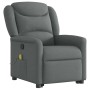 Silla de masaje reclinable de pie de tela gris oscuro de , Sillones - Ref: Foro24-3303205, Precio: 263,77 €, Descuento: %