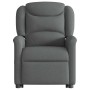 Silla de masaje reclinable de pie de tela gris oscuro de , Sillones - Ref: Foro24-3303205, Precio: 263,77 €, Descuento: %