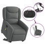 Silla de masaje reclinable de pie de tela gris oscuro de , Sillones - Ref: Foro24-3303205, Precio: 263,77 €, Descuento: %