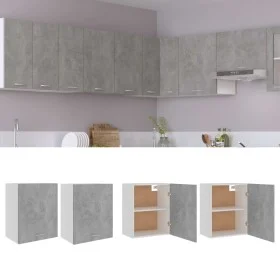 Hängeschränke 2 Stück graues Sperrholz 50x31x60 cm von vidaXL, Küchenschränke - Ref: Foro24-805082, Preis: 85,93 €, Rabatt: %