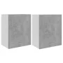 Hängeschränke 2 Stück graues Sperrholz 50x31x60 cm von vidaXL, Küchenschränke - Ref: Foro24-805082, Preis: 85,93 €, Rabatt: %