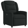 Sillón reclinable eléctrico de tela negro by , Armchairs - Ref: Foro24-3303176, Price: 232,34 €, Discount: %
