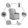 Sillón de masaje reclinable de pie de tela gris nube von , Sessel - Ref: Foro24-3303213, Preis: 275,38 €, Rabatt: %