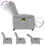 Sillón reclinable de masaje eléctrico tela gris nube by , Armchairs - Ref: Foro24-3303253, Price: 282,18 €, Discount: %