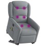 Sillón de masaje eléctrico reclinable elevable tela gris claro von , Sessel - Ref: Foro24-3303224, Preis: 309,74 €, Rabatt: %