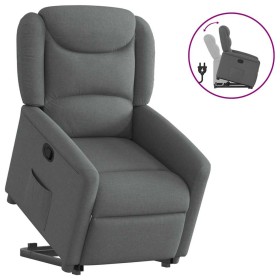 Sillón reclinable elevable de tela gris oscuro von , Sessel - Ref: Foro24-3303195, Preis: 258,72 €, Rabatt: %