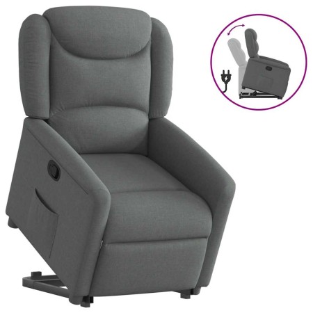 Sillón reclinable elevable de tela gris oscuro von , Sessel - Ref: Foro24-3303195, Preis: 258,72 €, Rabatt: %