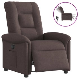 Sillón reclinable eléctrico tela marrón oscuro von , Sessel - Ref: Foro24-3303239, Preis: 228,40 €, Rabatt: %