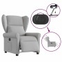 Sillón reclinable eléctrico de tela gris nube by , Armchairs - Ref: Foro24-3303363, Price: 249,67 €, Discount: %