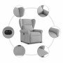 Sillón reclinable eléctrico de tela gris nube by , Armchairs - Ref: Foro24-3303363, Price: 249,67 €, Discount: %