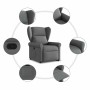 Sillón reclinable elevable de tela gris oscuro von , Sessel - Ref: Foro24-3303375, Preis: 275,01 €, Rabatt: %