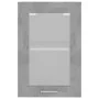 Betongrauer Hängeschrank aus Sperrholz und Glas, 40 x 31 x 60 cm von vidaXL, Küchenschränke - Ref: Foro24-802509, Preis: 39,2...