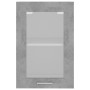 Betongrauer Hängeschrank aus Sperrholz und Glas, 40 x 31 x 60 cm von vidaXL, Küchenschränke - Ref: Foro24-802509, Preis: 39,7...