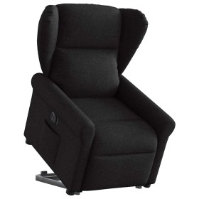 Sillón eléctrico reclinable elevable de tela negro by , Armchairs - Ref: Foro24-3303396, Price: 321,09 €, Discount: %