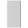 Armario colgante cristal contrachapada gris hormigón 40x31x60cm de vidaXL, Armarios de cocina - Ref: Foro24-802509, Precio: 4...