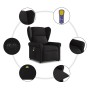 Sillón de masaje eléctrico reclinable elevable tela negro von , Sessel - Ref: Foro24-3303406, Preis: 325,16 €, Rabatt: %