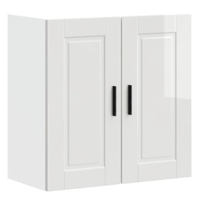 Armario pared cocina Porto madera ingeniería blanca alto brillo de , Armarios de cocina - Ref: Foro24-854059, Precio: 67,74 €...