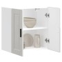 Armario pared cocina Porto madera ingeniería blanca alto brillo de , Armarios de cocina - Ref: Foro24-854059, Precio: 67,74 €...