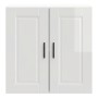 Armario pared cocina Porto madera ingeniería blanca alto brillo de , Armarios de cocina - Ref: Foro24-854059, Precio: 67,74 €...