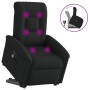 Sillón reclinable de masaje elevable tela negro de , Sillones - Ref: Foro24-3303266, Precio: 281,65 €