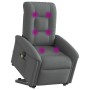 Sillón de masaje eléctrico reclinable elevable tela gris oscuro by , Armchairs - Ref: Foro24-3303285, Price: 311,44 €, Discou...