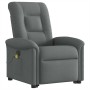Sillón de masaje eléctrico reclinable elevable tela gris oscuro by , Armchairs - Ref: Foro24-3303285, Price: 311,44 €, Discou...