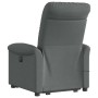 Sillón de masaje eléctrico reclinable elevable tela gris oscuro by , Armchairs - Ref: Foro24-3303285, Price: 311,44 €, Discou...