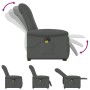 Sillón de masaje eléctrico reclinable elevable tela gris oscuro by , Armchairs - Ref: Foro24-3303285, Price: 311,44 €, Discou...