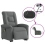 Sillón de masaje eléctrico reclinable elevable tela gris oscuro by , Armchairs - Ref: Foro24-3303285, Price: 311,44 €, Discou...