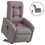 Sillón de masaje eléctrico reclinable elevable tela taupé de , Sillones - Ref: Foro24-3303291, Precio: 324,82 €