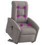 Sillón de masaje eléctrico reclinable elevable tela taupé by , Armchairs - Ref: Foro24-3303291, Price: 326,07 €, Discount: %