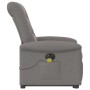 Sillón de masaje eléctrico reclinable elevable tela taupé by , Armchairs - Ref: Foro24-3303291, Price: 326,07 €, Discount: %