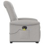 Sillón de masaje eléctrico reclinable elevable tela gris nube von , Sessel - Ref: Foro24-3303293, Preis: 346,46 €, Rabatt: %